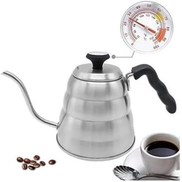 Imagem de CHALEIRA BULE EM ACO INOX BICO DE GANSO CAPACIDADE DE 1.2L (INOX)