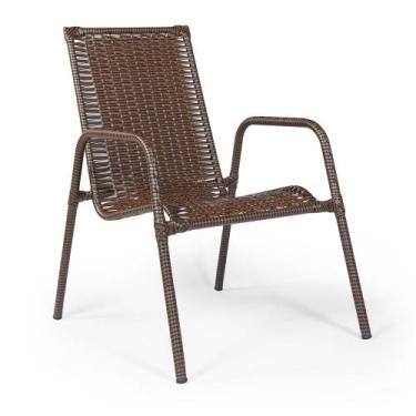 Imagem de Cadeira Sauipe De Junco Vime Rattan Para Áreas Externas - Sofisticasa 