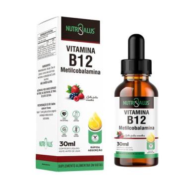 Imagem de VITAMINA B12 9,94mcg METILCOBALAMINA GOTAS 30ML NUTRI SALUS - Nutrisal