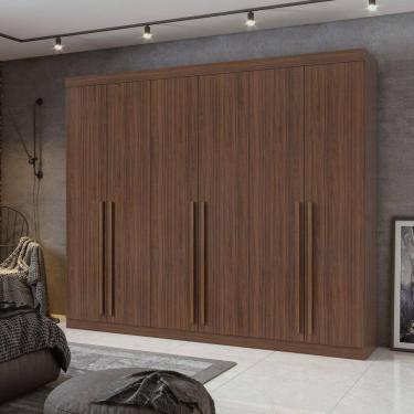 Imagem de Guarda Roupa Casal 6 Portas 4 Gavetas Castellaro Lopas