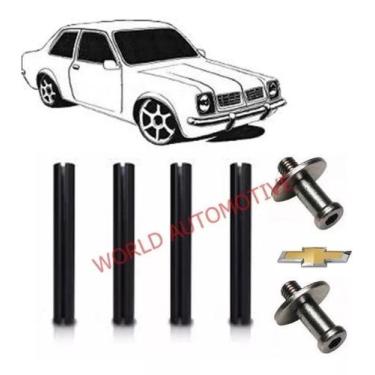 Imagem de Kit Com 4 Pinos Dobradiça E 2 Pinos Batentes Porta Chevette - TEMPARTS