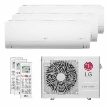 Imagem de Ar Condicionado Multi Tri Split LG 21000 BTUs (2X7000+1X9000) Quente e Frio Inverter 220V Z3UW21GFB1.AWGZBR1