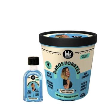 Imagem de Kit Lola Danos Vorazes Masc 450ml + Danos Vorazes Óleo Reparador 50ml 