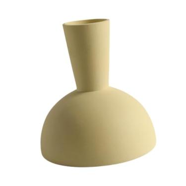 Imagem de Generic Vaso de cerâmica para flores, arranjo floral, decoração de vaso de porcelana, de plantas para sala de estar, decoração de mesa para casa, Amarelo