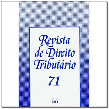 Imagem de Revista De Direito Tributario Vol. 71