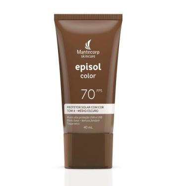 Imagem de Protetor Solar Episol Color Tom Médio Escuro T4 FPS 70 Loção com Efeit