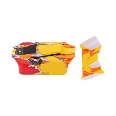 Imagem de Carcaça De Carro RC Em Escala 1/14 Com Asa Traseira Para WLtoys 144001