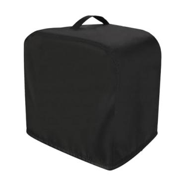 Imagem de Ｂｅｓｇａ Capa protetora contra poeira para máquina de gelo, capa universal para máquina de gelo, escudo para de pão, panela de arroz em casa, garagem e, Preto