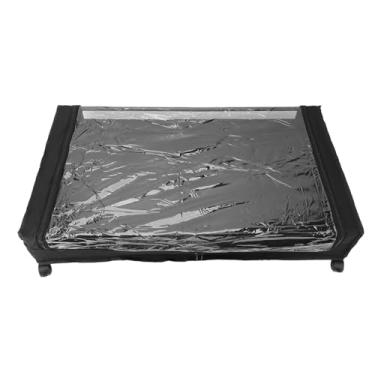 Imagem de aqxreight Sob o Recipiente de Armazenamento de Cama, Economia de Grande Capacidade, Economizando 4 Rodas Sob a Cama, Gaveta Com Tampa Transparente para Livros de Roupas Cinza Volumoso para Roupas SL