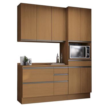 Imagem de Cozinha Modulada 4 Pecas 190 cm G751 Maxxi Canela Kappesberg