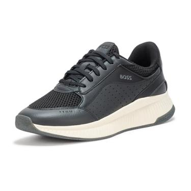Imagem de BOSS Tênis de corrida feminino moderno com estrutura de malha, Preto fosco, 36