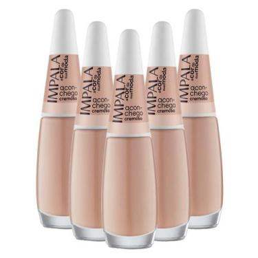 Imagem de Kit 5 Esmaltes Coleção A Cor da Sua Moda Cor Aconchego Impala