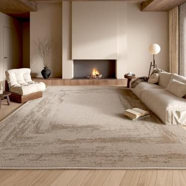 Imagem de Tapetes para sala de estar, área grande, decoração de quarto, lavável, grosso, felpudo, macio, tapete de estudo (120x160 cm/C)