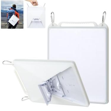 Imagem de NEDUL Capa de silicone macio que protege e é portátil para Starlink Mini, Starlink Mini Carry Travel Hand, capa de silicone à prova de choque, proteção antiqueda, rasgos diários para uso ao ar livre