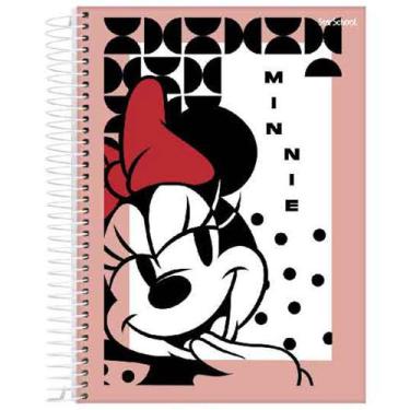 Imagem de Caderno Espiral Universitário Starschool Minnie 80 Folhas Capa Sortida