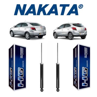 Imagem de 02 Amortecedor Traseiro Dir/Esq Nakata Chevrolet Prisma 2013 A 2020
