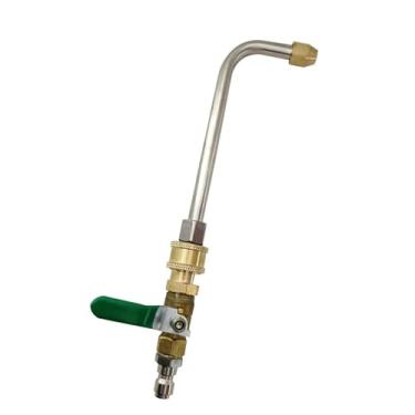 Imagem de Generic Extensão de lavadora de alta pressão para limpeza de calhas, acessórios eficientes, peças de haste de limpeza, 90 Graus