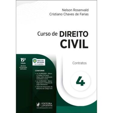 Imagem de Curso De Direito Civil - Contratos - 2025 - Vol. 4