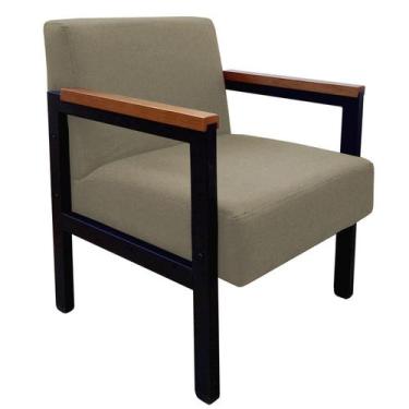 Imagem de Poltrona Decorativa Ferro Estilo Industrial Minas - Gonçalves Decor, V