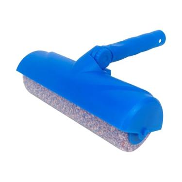 Imagem de Nichiyo Rolo de pintura de teto de 25 cm com rolo de proteção e escudo com cabeça ajustável rolo de pintura de teto sem gotejamento sem respingos pincel de tinta para pintar tetos paredes (EL01142)