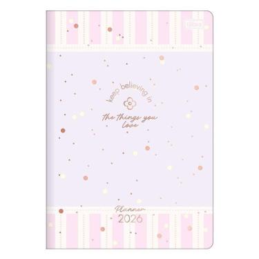 Imagem de Agenda Planner Soho 2026 Grampeado 20 Folhas Listras - Tilibra