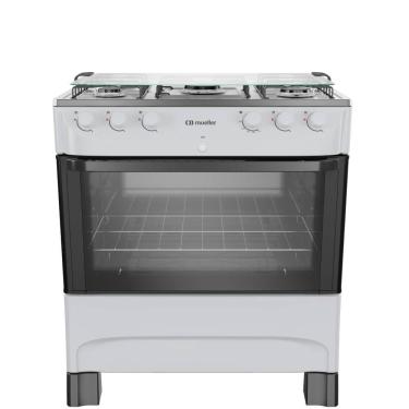 Imagem de Fogao Mueller 5 Bocas Mesa de Inox com Acendimento Automatico Bivolt (MFI5BB)