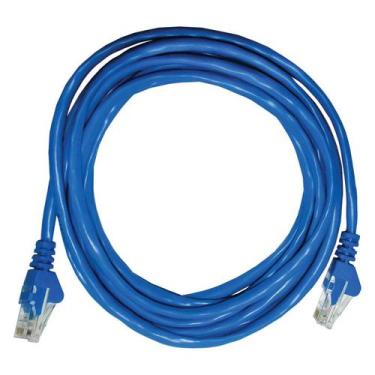 Imagem de Cabo De Rede Internet Lan Azul Montado 5 Metros  - SECLAN