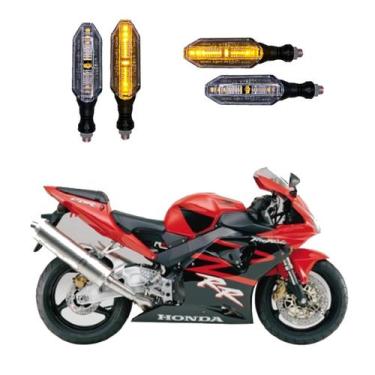 Imagem de KIT 4 Seta Esportiva Pisca de Led Modelo P26 para Moto Honda CBR 929RR
