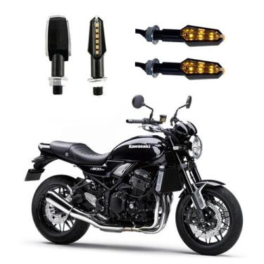 Imagem de KIT 4 Luz Seta Esportiva Pisca de Led Modelo P29 Para Moto Z 900RS Ano