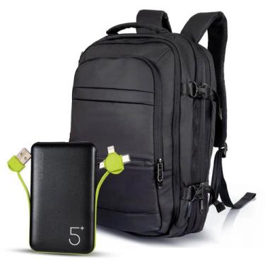 Imagem de Kit Mochila Mala de Mão e Carregador Power Bank 5000mAh - CIRILO CABOS