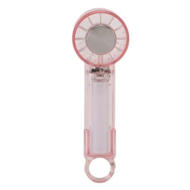 Imagem de Luqeeg Ventilador Portátil de Mão com Fivela, Alta Velocidade e Silencioso, Mini Ventilador Portátil USB Redução Rápida de Temperatura para Atividades ao Ar Livre e Viagens (Rosa)