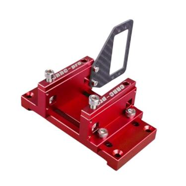 Imagem de Milageto Motor de metanol operado em suporte metálico resistente à vibração, de alinhamento de precisão com amortecimento de vibração, usinado em CNC, Vermelho