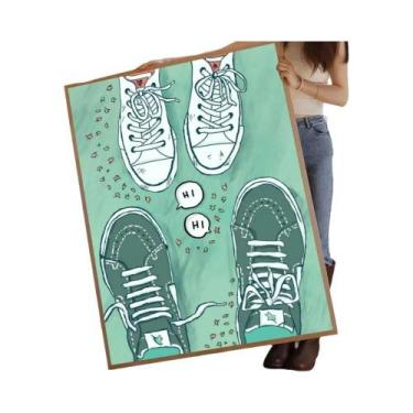 Imagem de Adesivo De Papel À Prova D'água Para Pôsteres Clássicos Vintage Hearts