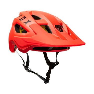 Imagem de Capacete Fox Speedframe Azul Dst Mips, 3, Laranja, P 51-55