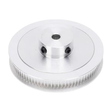 Imagem de WALFRONT 2pcs 80 Polia de Dente Correia Polia Profissional Profissional de 6mm Lidra de Alumínio Roda Síncrona para Máquinas de Moagem Impressora 3D