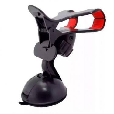 Imagem de Suporte Veicular Universal para Celulares e GPS com Ventosa FF004 Preto