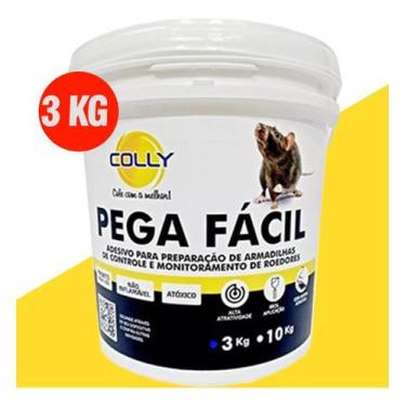 Imagem de Cola Adesiva 3kg para Controle de Ratos e Roedores Colly