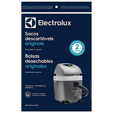 Imagem de Kit com 3 Sacos Descartáveis Csehv Para Aspirador de Pó Electrolux Hidrovac Branco