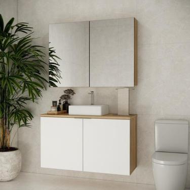 Imagem de Conjunto de Banheiro com Cuba 110cm Nature - Estilare