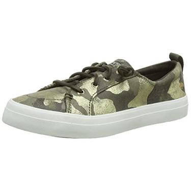 Imagem de Sperry Tênis feminino Crest Vibe, Camuflagem verde-, 8.5