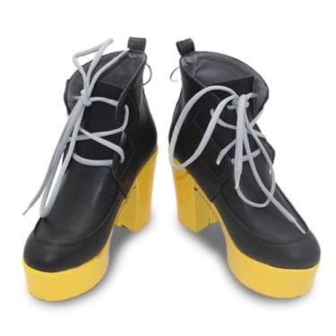 Imagem de COSGOGO New Orphie Magus Magnusson Sapatos Cosplay para Anime Zenless Zone Zero - Botas de salto alto personalizadas feitas à mão para encenações e convenções mulher homem Halloween, Multi, 36