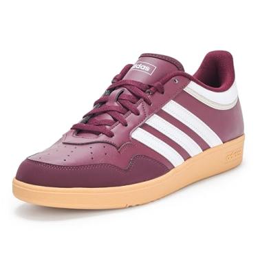 Imagem de adidas Tênis de basquete unissex adulto Hoops 4.0, Marrom/branco/cinza, 5 Women/4 Men