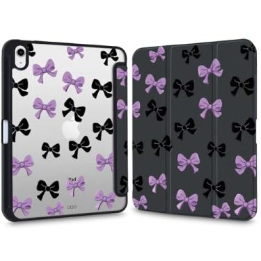 Imagem de VibrantFruitique Y2k Capa impressa para iPad Air de 11 polegadas, M3 (2025)/M2(2024), iPad Air 5ª/4ª geração 11 polegadas, capa híbrida rígida transparente, com suporte para lápis, capa fina e suporte