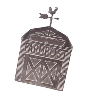 Imagem de predolo Caixa de correio, caixa de correio, presentes, ornamento, decoração, grande capacidade, porta-jornais, ferro para portão, área externa, casa,