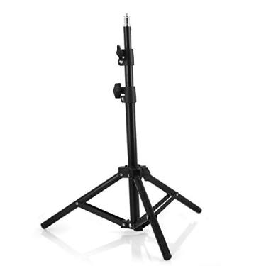 Imagem de SUNESA Suporte de projetor telescópico portátil tripé para câmera de projetor 1,2 m/1,5 m liga de alumínio antiderrapante leve interface universal 6 mm, suporte para projetor em 2 cores (cor: 40 a 120