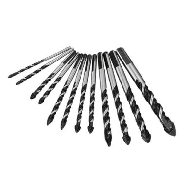 Imagem de WZFC 12 peças de broca multifuncional de vidro para azulejos metálicos triangulares para tijolos de concreto cerâmico