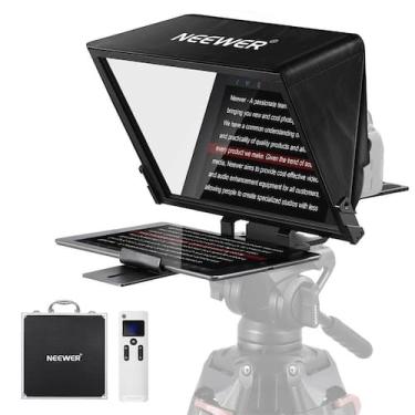 Imagem de Teleprompter Portátil Para Tablet Com Controle Remoto + Maleta Neewer 