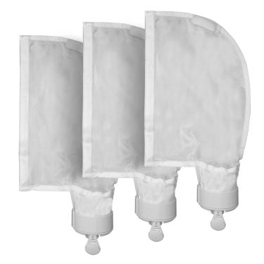 Imagem de Chuanke Pacote com 3 sacos de filtro de substituição para limpador de piscina serve para limpador de piscina Polaris 280 e 480 com fecho de gancho e laço