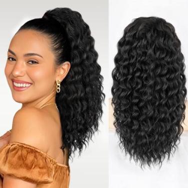 Imagem de Extensão de rabo de cavalo HMD Curly Synthetic Hair de 18 polegadas pa