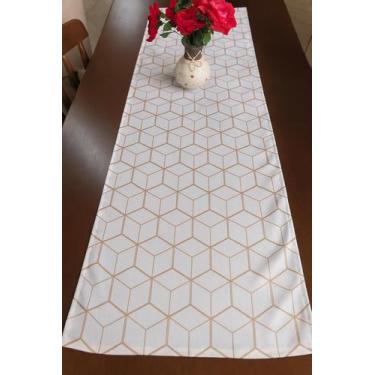 Imagem de Caminho de mesa 40 x 1,45 - dourado - DIAS DECOR